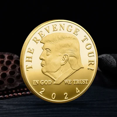 Trump 2024 Silver Gold Eagle Commemorative Coin