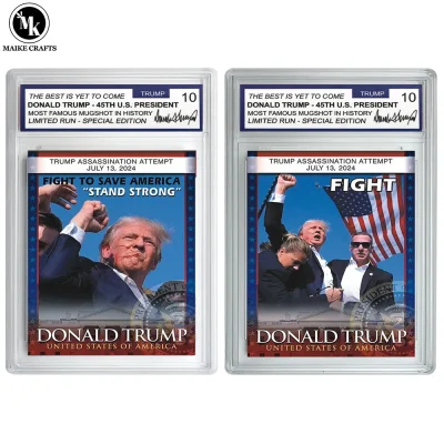 Trump 2024 Assassination Failure Collectible Card